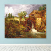 1826年ドーセットのギリンガム工場ジョン・巡査 キャンバスプリント (インサイチュ (ウッドフロア))