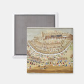 1827年のアテネの包囲、絵画碑より マグネット (正面/裏面)
