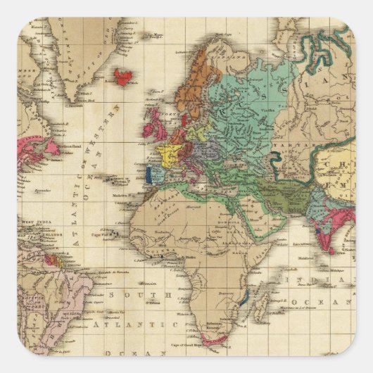 1828年の一般平和の終わり スクエアシール (正面)