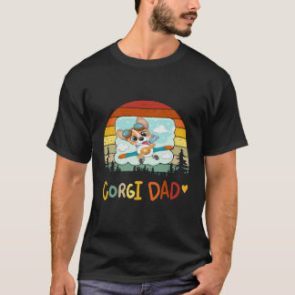 182 コーギー・ダッド Tシャツ