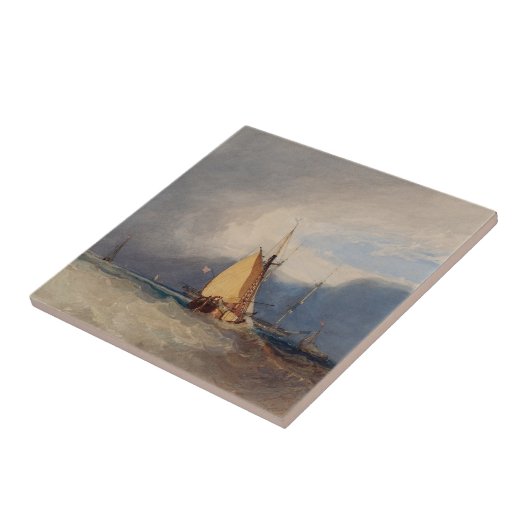 1830に近づく嵐 タイル (側面)