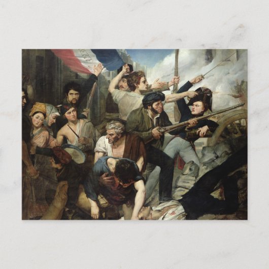 1830年の革命 ポストカード (正面)