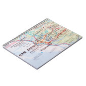 1830年アメリカ合衆国歴史的ヴィンテージマップ ノートブック (左側)