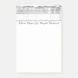 1830年国勢調査FPPP事後登録 ポストイット