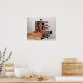 1830年、最初の裁縫機「クーセウス」 ポスター (キッチン)