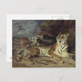 1830遊年の母親との油 ポストカード (正面/裏面)