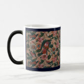 1830sヴィンテージフローラローラー印刷綿 モーフィングマグカップ (左)