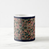 1830sヴィンテージフローラローラー印刷綿 モーフィングマグカップ (中央)