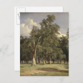 1831年、プラーターのニレの木 ポストカード (正面/裏面)