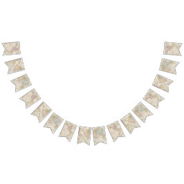 1831 アンティーク ワールド マップ トラベル テーマ バンティングフラッグ