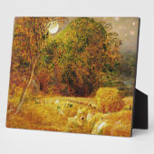 1833年の収穫月(紙油をパネルに敷設) フォトプラーク (側面)