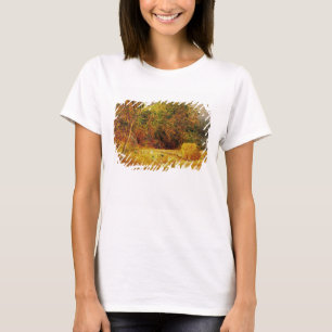 1833年の収穫月(紙油をパネルに敷設) Tシャツ
