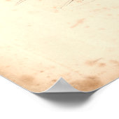 1833首と首の筋肉ヴィンテージ構造プリント ポスター (角)