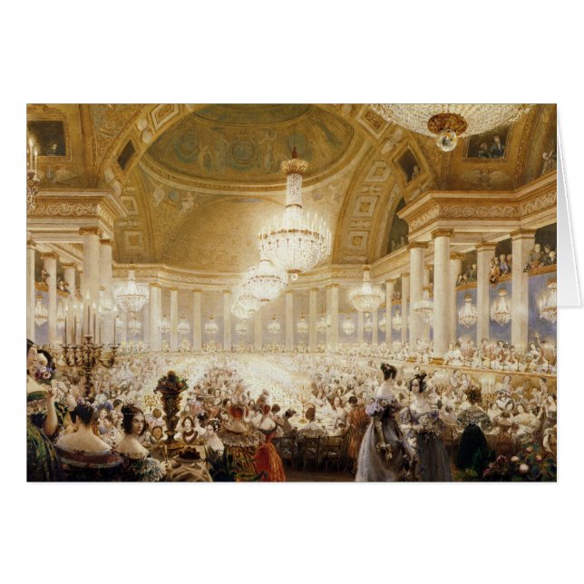 1835年にTuileriesで食事している女性 (正面横)