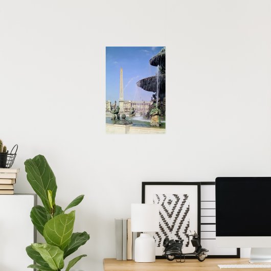 1836年に建てられたルクソール出身のオベリスク ポスター (ホームオフィス)