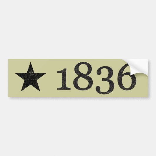 1836年 バンパーステッカー (正面)