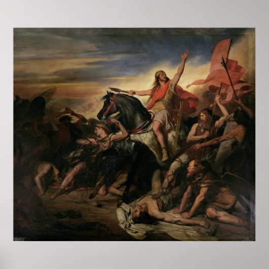 1837年のトルビアックの戦い ポスター (正面)