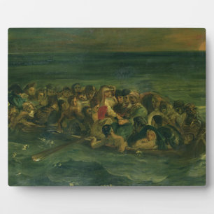 1839年のドンフアンの難破船のスケッチ(アル参照) フォトプラーク