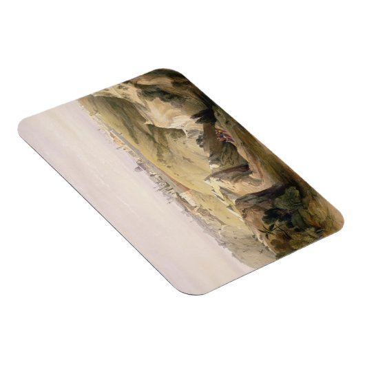 1839年4月8日、オリーブ山からのエルサレム マグネット (右側)