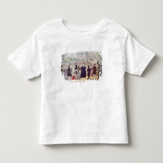 1840年の夏のファッション トドラーTシャツ (正面)