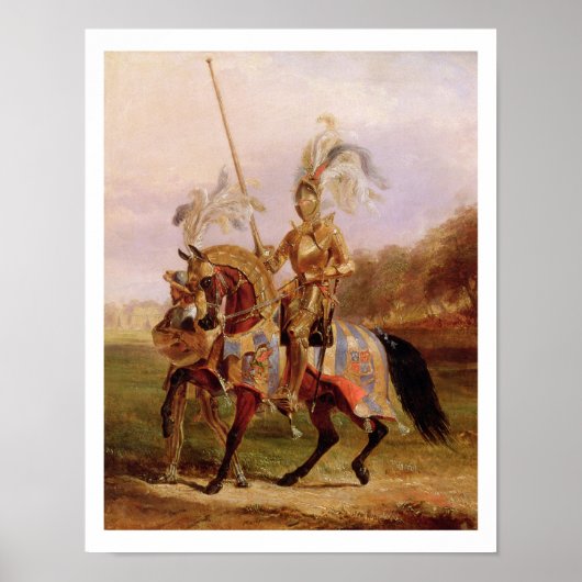 1840年の大会の主、エクリントンで(油 ポスター (正面)