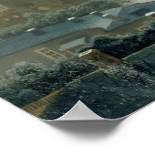 1840年代のモスクワ・クレムリンの見解 ポスター (角)