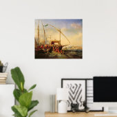 1842年、1346年のインブレ海戦 ポスター (ホームオフィス)