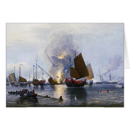 1843年中国の軍司令部の破壊