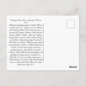 1843年中国の軍司令部の破壊 ポストカード (裏面)