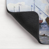 1843年中国の軍司令部の破壊 マウスパッド (コーナー)