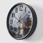 1843年中国の軍司令部の破壊 壁時計 (傾斜)