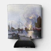 1843年中国の軍司令部の破壊 缶クーラー (裏面)