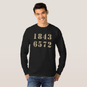 18436572発射命令スモールブロックエンジンV8ビッグBl Tシャツ (正面フル)