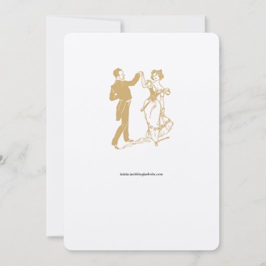 1844ビクトリアン年アールヌーボー華美縁ど年 招待状 (裏面)