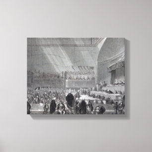 1844年に裁判を受けているダニエルO'Connell キャンバスプリント