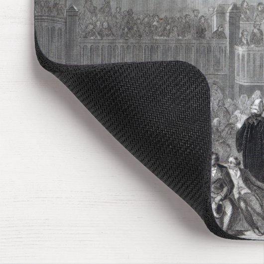 1844年に裁判を受けているダニエルO'Connell マウスパッド (コーナー)