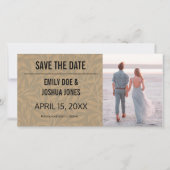 1844年のヴィクトリア時代のウェディングアート セーブザデート (正面)