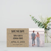 1844年のヴィクトリア時代のウェディングアート セーブザデート (スタンド正面)