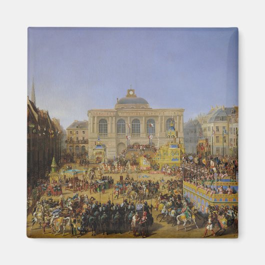 1846年のセント・オマーのカーメッセ マグネット (正面)