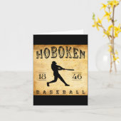 1846 Hoboken New Jersey Baseball  カード (黄色い花)