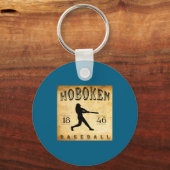 1846 Hoboken New Jersey Baseball  キーホルダー (正面)