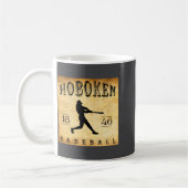1846 Hoboken New Jersey Baseball  コーヒーマグカップ (左)