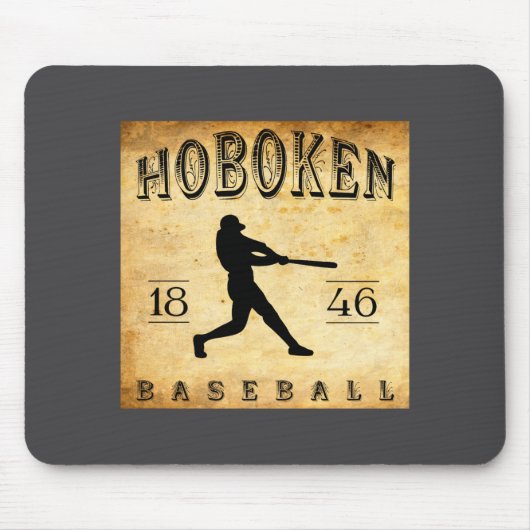 1846 Hoboken New Jersey Baseball マウスパッド (正面)