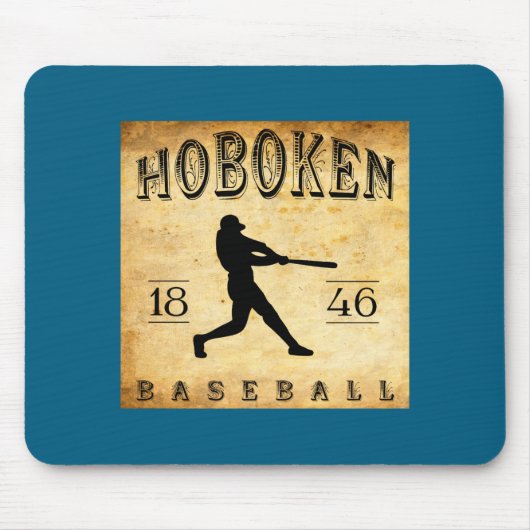 1846 Hoboken New Jersey Baseball マウスパッド (正面)
