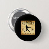1846 Hoboken New Jersey Baseball  缶バッジ (正面&裏面)