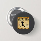1846 Hoboken New Jersey Baseball  缶バッジ (正面&裏面)