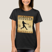 1846 Hoboken New Jersey Baseball Tシャツ (正面)