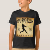 1846 Hoboken New Jersey Baseball  Tシャツ (正面)