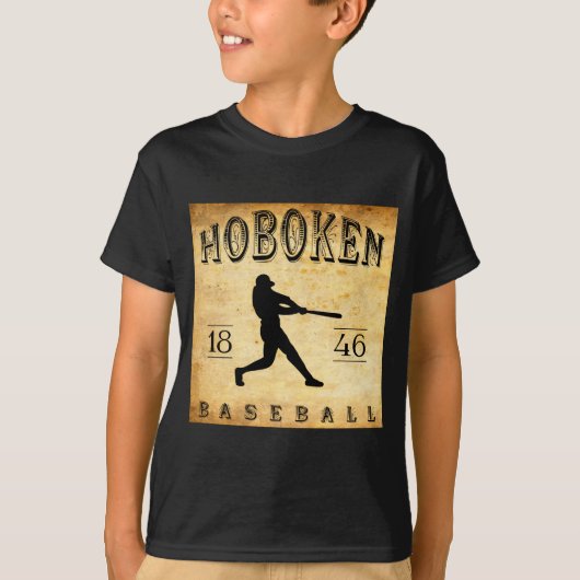 1846 Hoboken New Jersey Baseball Tシャツ (正面)