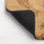 1847アンティーク世界地図マウスパッド マウスパッド (コーナー)